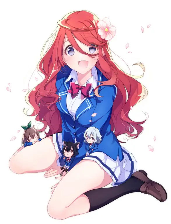 Karakter-karakter dalam Shinka no Mi Para karakter dalam anime Shinka no Mi, menampilkan berbagai desain dan kepribadian