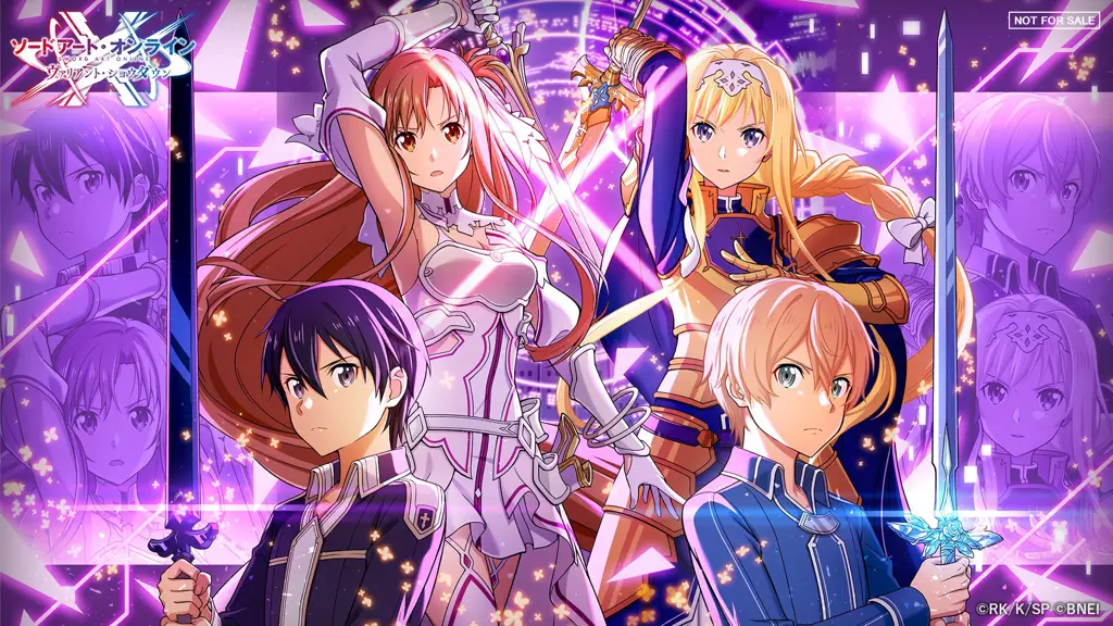 Dunia virtual Underworld dalam arc Alicization Gambar pemandangan dari arc Alicization