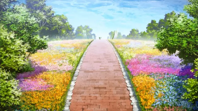 Keindahan alam Aincrad Pemandangan indah dunia virtual Sword Art Online