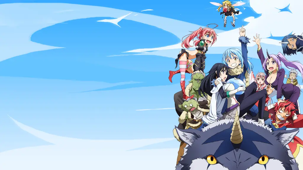 Pemandangan indah di dunia Tensura Gambar pemandangan indah dari anime Tensura
