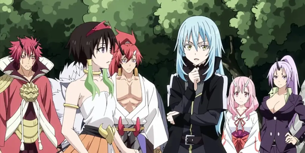 Potongan adegan menarik dari anime Tensura Adegan dari anime Tensura