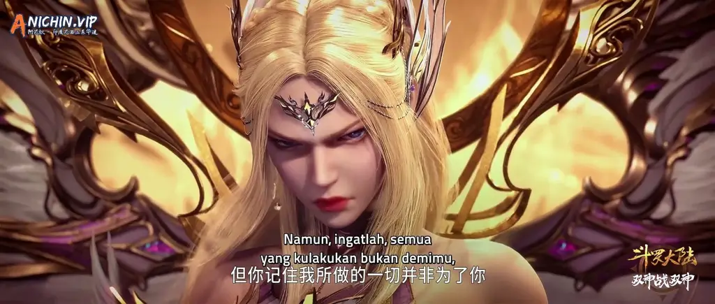 Adegan Pertarungan Epik Gambar adegan pertarungan di Soul Land Season 2