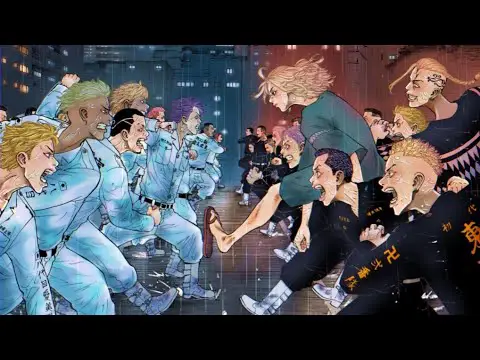Pertarungan Sengit Geng Motor Adegan pertarungan seru dalam anime Tokyo Revengers