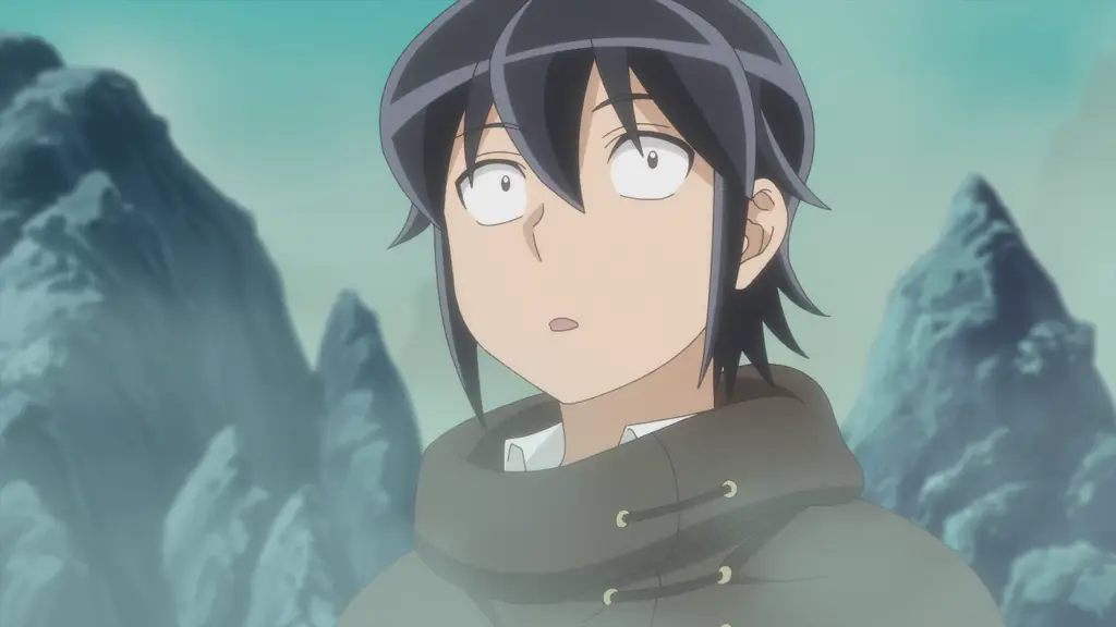 Makoto Misumi, sang protagonis Gambar Makoto Misumi dari anime Tsuki ga Michibiku Isekai Douchuu