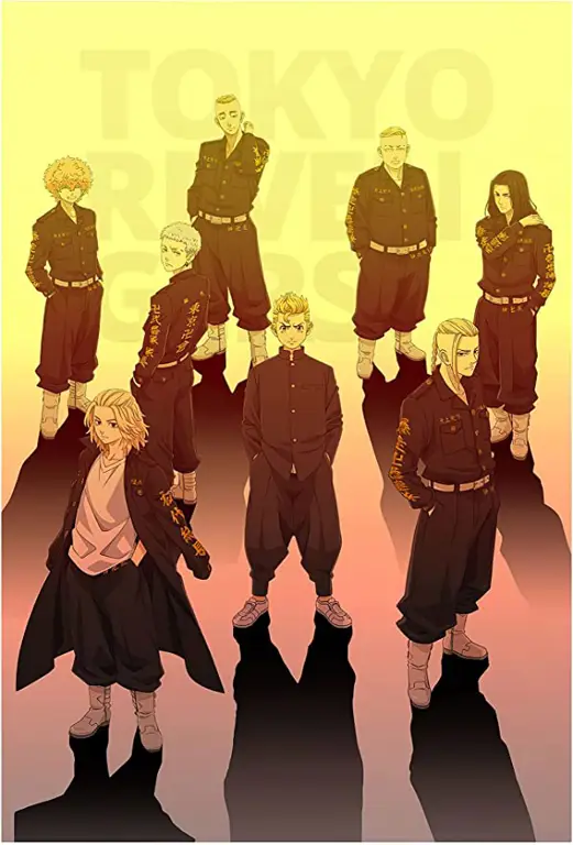 Poster Resmi Tokyo Revengers Poster anime Tokyo Revengers