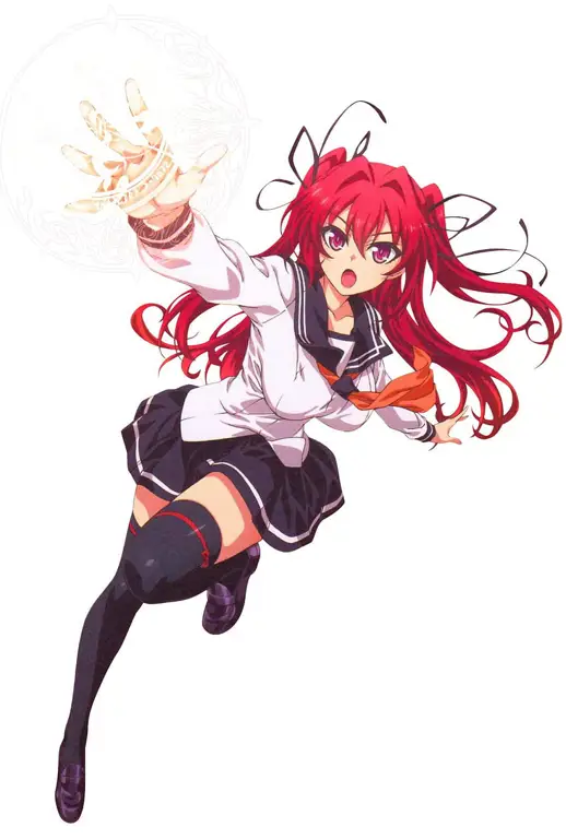 Mio Narukami: Putri Iblis yang Tsundere Gambar Mio Narukami dari Shinmai Maou no Testament
