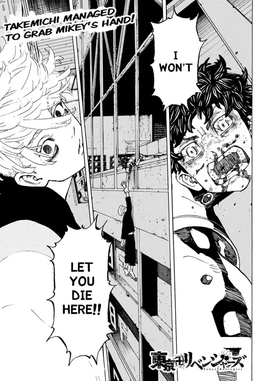 Panel Manga yang Menarik Panel manga Tokyo Revengers yang dinamis
