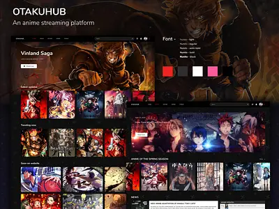 Mencari anime semi di platform streaming Antarmuka platform streaming anime