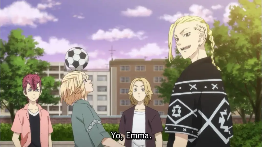Adegan Anime Tokyo Revengers Adegan anime Tokyo Revengers yang menegangkan