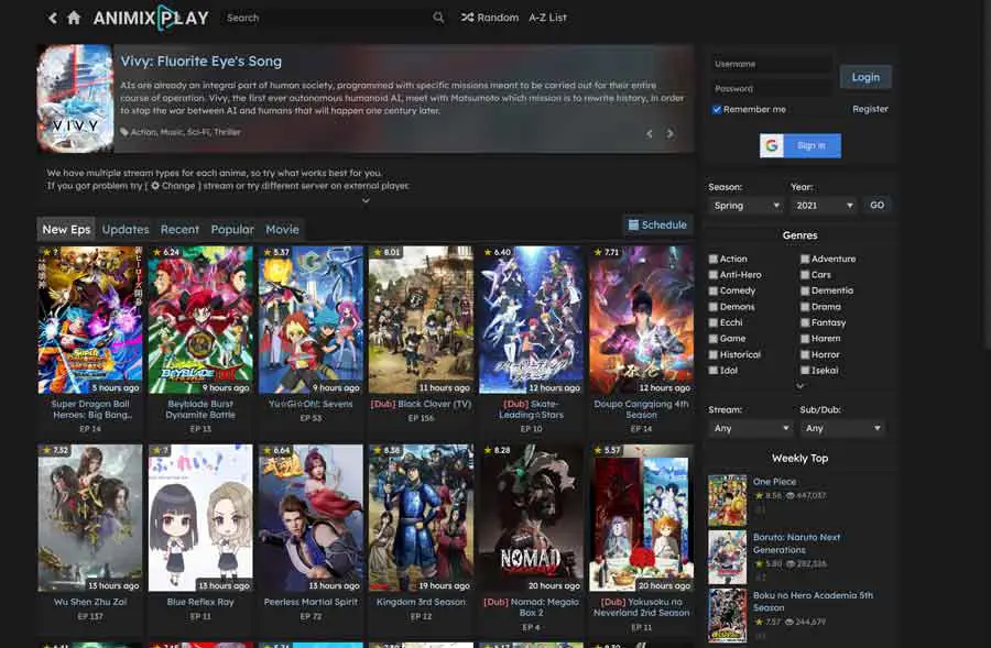 Situs Streaming Anime Terpopuler Gambar berbagai situs streaming anime terbaik