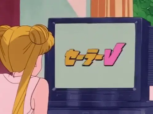 Menikmati Anime Bersama Gambar karakter anime menonton anime