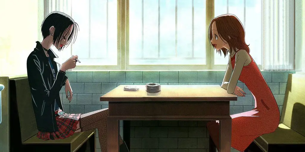 Ilustrasi adegan anime dewasa yang disensor Adegan anime dewasa yang aman untuk dilihat di tempat kerja