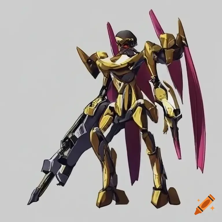 Adegan Pertarungan Mecha Adegan pertarungan mecha yang menegangkan dalam anime Code Geass.
