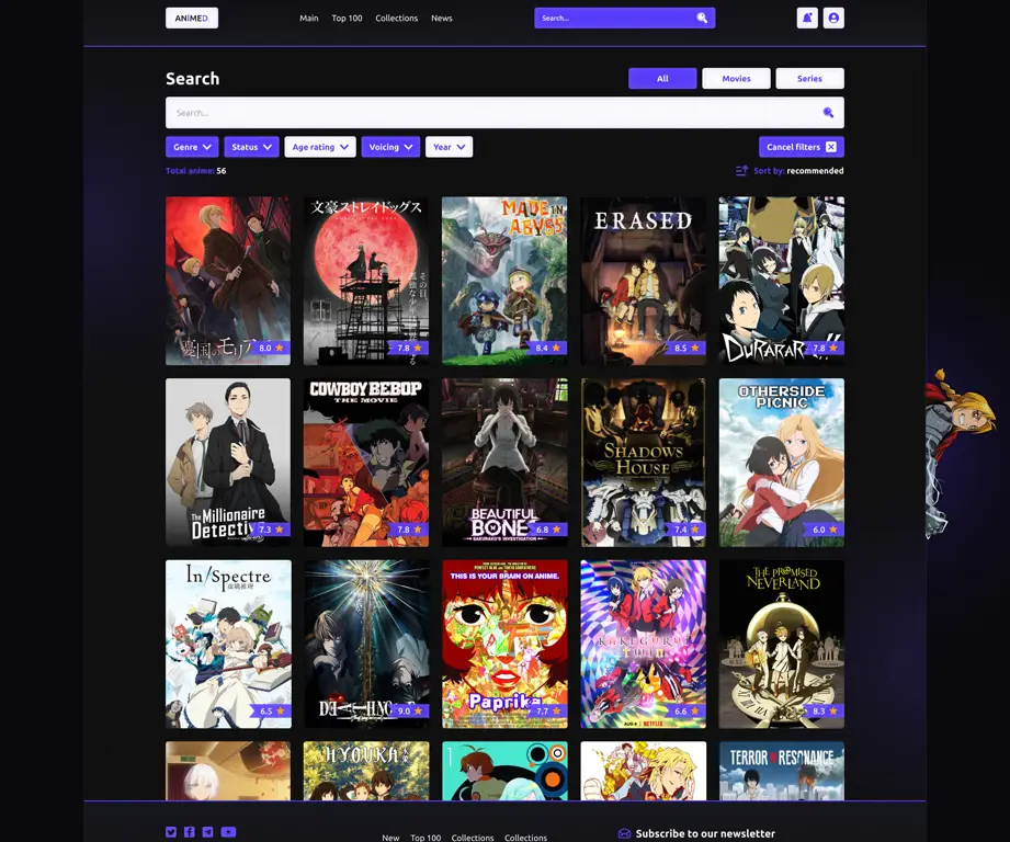 Logo platform streaming anime resmi Logo berbagai platform streaming anime legal