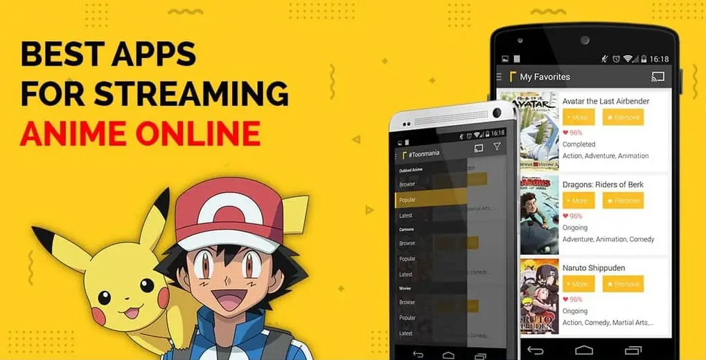 Pilihan Aplikasi Streaming Anime Berbagai aplikasi streaming anime di smartphone