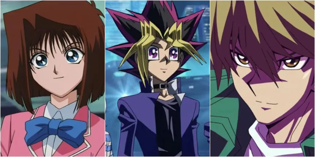 Yugi Muto bersama teman-teman setianya Kolase foto Yugi dan teman-temannya