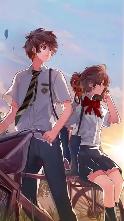 Kisah cinta dalam Yumemiru Danshi wa Genjitsushugisha Pasangan anime yang bahagia