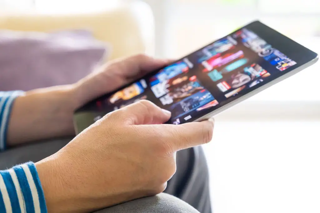 Mudahnya Mengakses Anime Secara Legal Gambar laptop menampilkan antarmuka layanan streaming anime