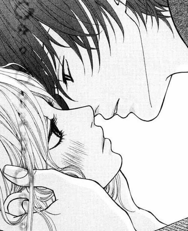 Ilustrasi pasangan romantis dalam anime Pasangan romantis dalam anime
