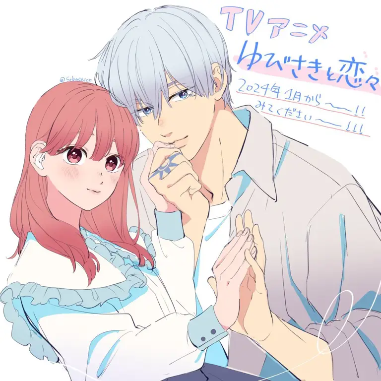 Para Tokoh Yubisaki kara Karakter-karakter utama dalam anime Yubisaki kara