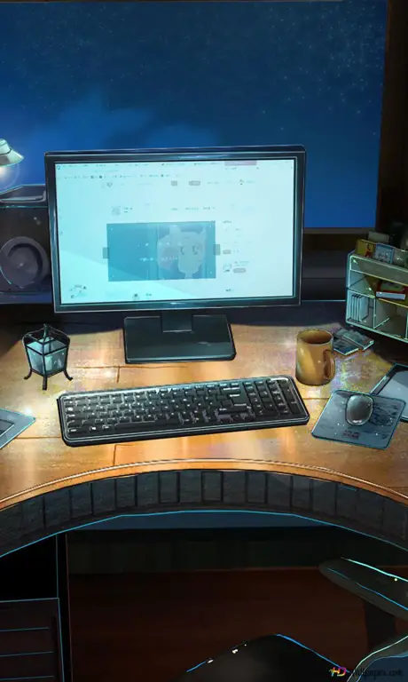 Menikmati Anime di Rumah Gambar seseorang menonton anime di rumah dengan nyaman