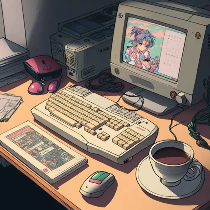 Menikmati anime di rumah Menonton anime di laptop