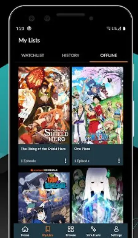 Memilih Aplikasi Streaming Anime Berbagai aplikasi streaming anime di layar ponsel pintar