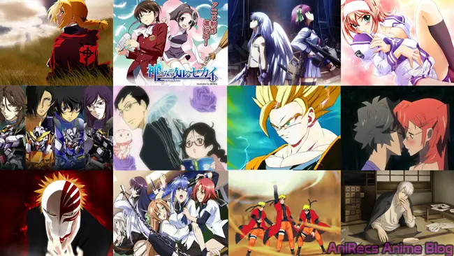 Genre Anime Perbandingan berbagai genre anime