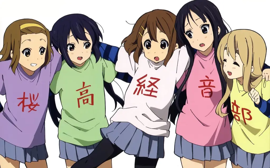 Menonton Anime Bersama Teman Gambar sekelompok teman menonton anime bersama
