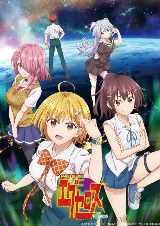 Beragam karakter dalam anime hentai Ilustrasi karakter anime hentai