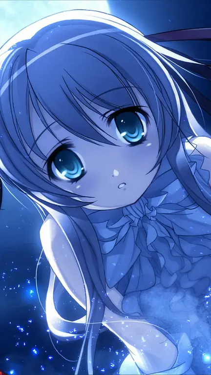 Gambar ilustrasi gadis anime yang lucu Gambar gadis anime imut