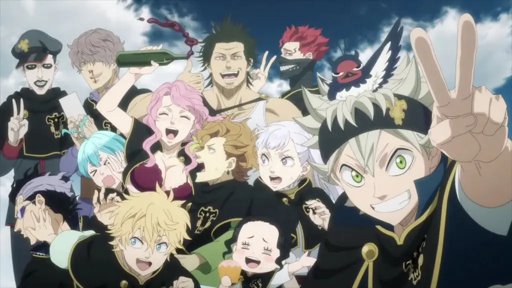 Pertarungan Sihir yang Menakjubkan Pertarungan sihir yang spektakuler di anime Black Clover.