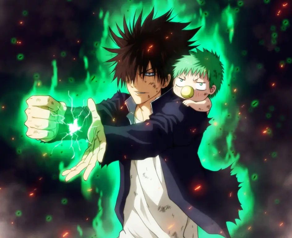 Karakter-karakter Beelzebub yang Menarik Gambar karakter-karakter utama dalam anime Beelzebub