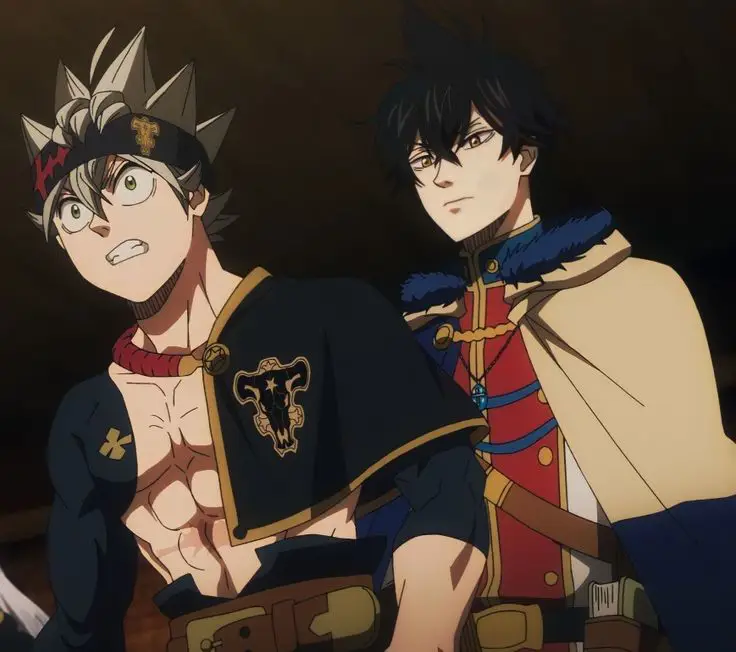 Asta dan Yuno, dua rival yang bertekad menjadi Kaisar Sihir Gambar Asta dan Yuno dari anime Black Clover