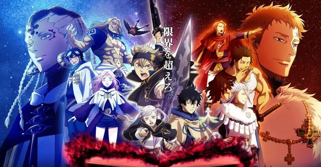 Desain karakter yang unik dan detail menambah daya tarik anime Black Clover Desain karakter-karakter menarik di anime Black Clover