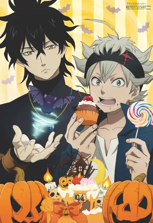 Asta dan Yuno, dua protagonis utama Black Clover Asta dan Yuno dari Black Clover sedang berlatih