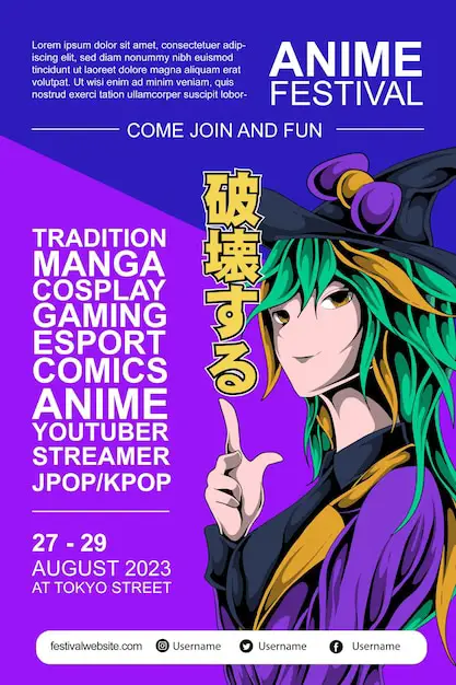 Poster Resmi Anime Colorful Poster Anime Colorful