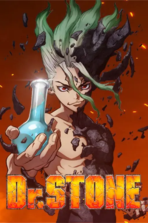Karakter-karakter Doctor Stone Gambar kelompok karakter dalam anime Doctor Stone