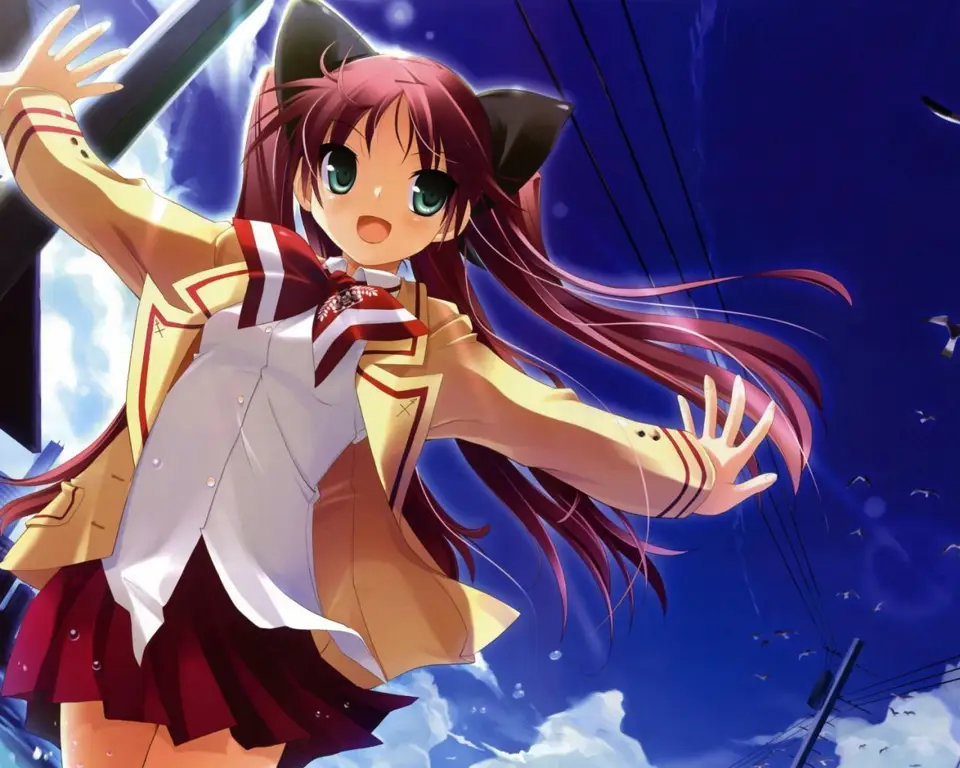 Senang menonton anime Penggemar anime yang bahagia