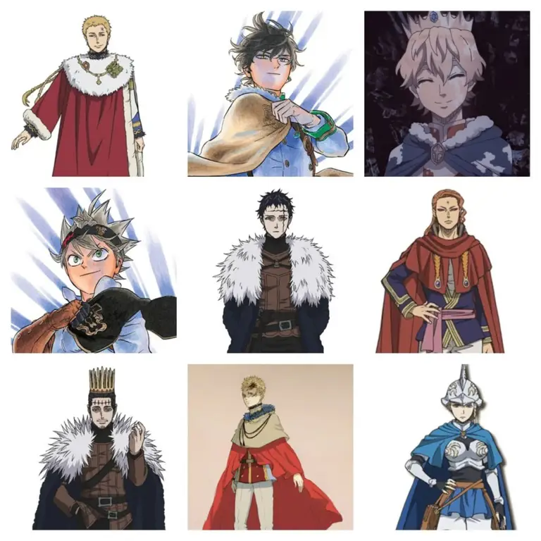 Karakter-karakter unik dan menarik dalam Black Clover Gambar berbagai karakter dalam anime Black Clover