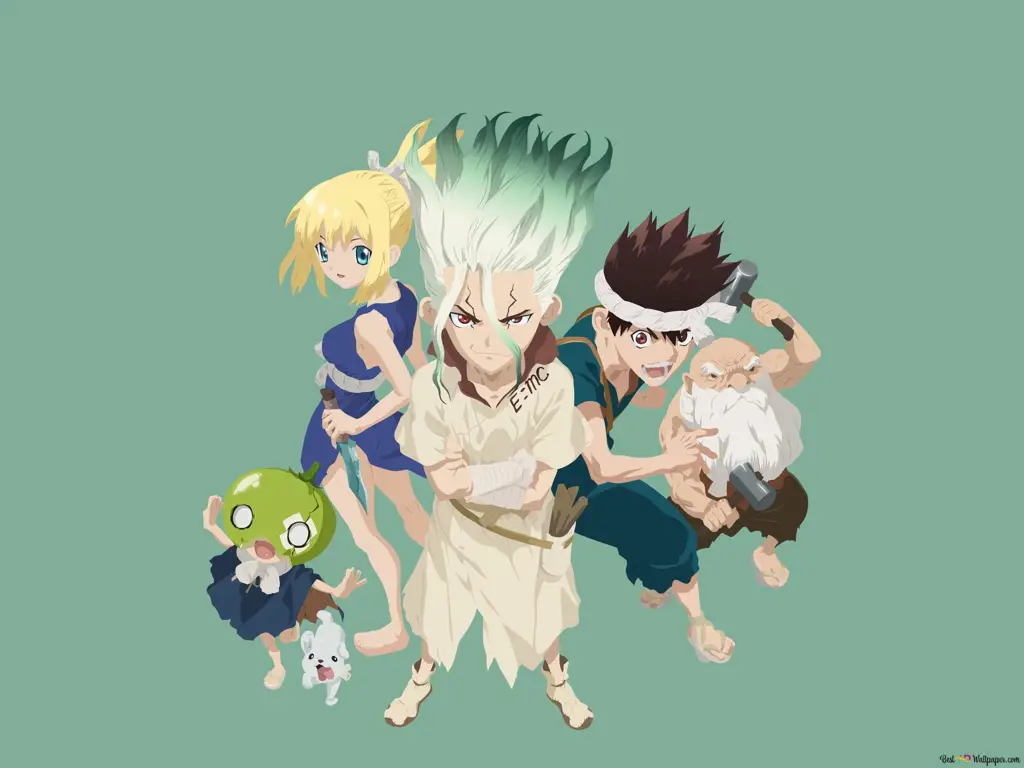 Peradaban baru yang dibangun Senku Kerajaan Sains dalam anime Doctor Stone