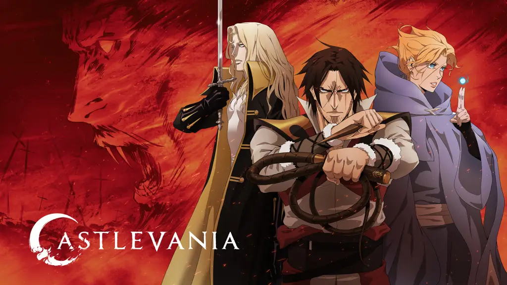 Adegan Trevor dan Sypha Trevor Belmont dan Sypha Belnades dalam Castlevania