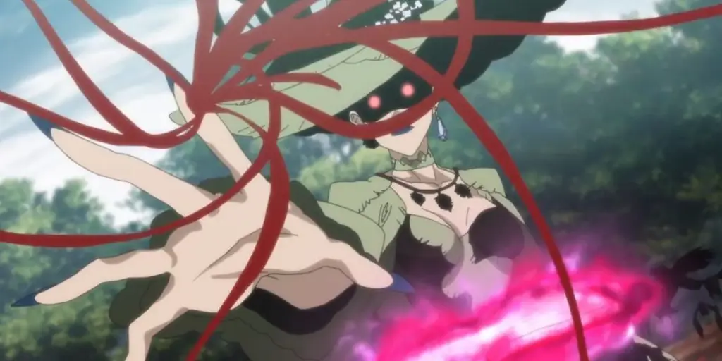 Adegan pertarungan sihir yang spektakuler dalam Black Clover Gambar adegan pertarungan sihir di anime Black Clover