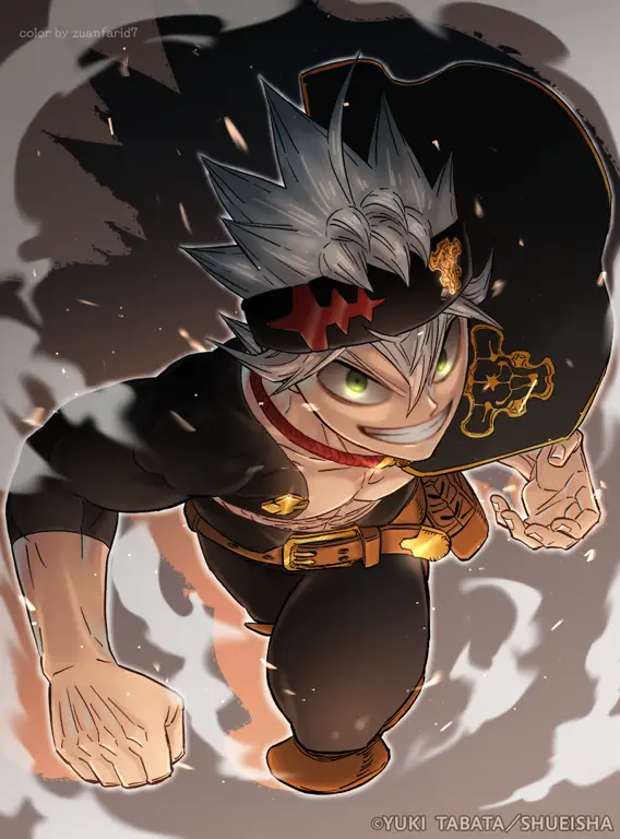 Asta, Karakter Utama Black Clover Gambar Asta, karakter utama Black Clover