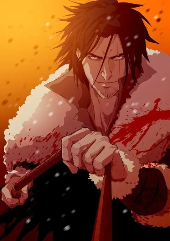 Trevor Belmont dalam Anime Castlevania Ilustrasi Trevor Belmont dari Castlevania