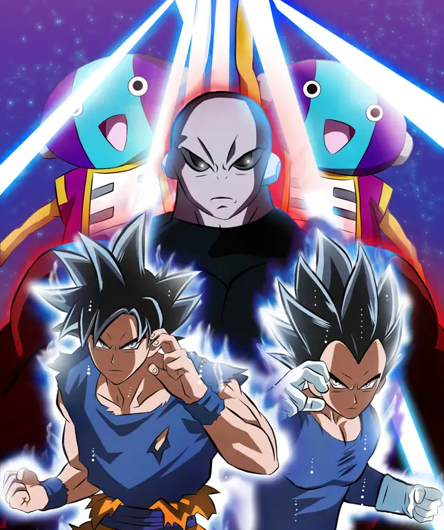 Pertarungan sengit Tournament of Power Gambar Tournament of Power Dragon Ball Super
