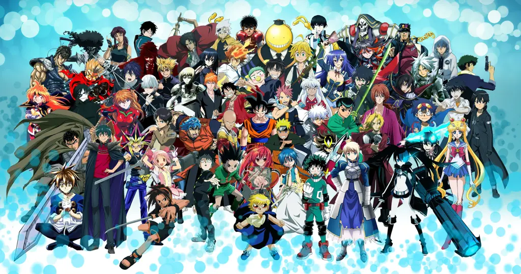 Karakter Anime Favorit Berbagai karakter anime