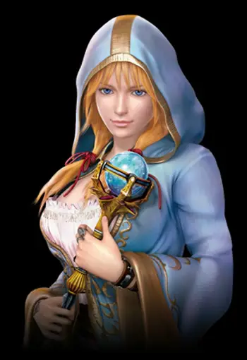Sypha Belnades dalam serial Castlevania Netflix
