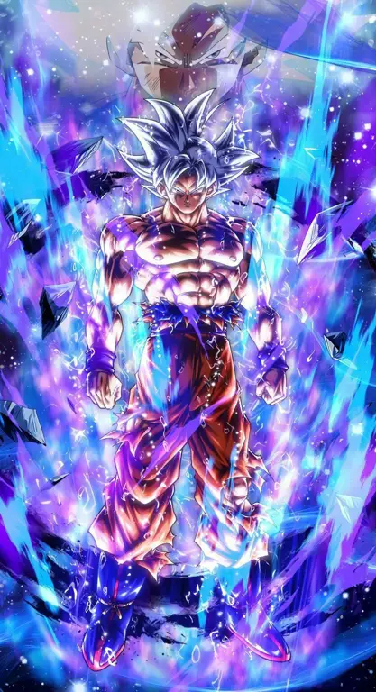 Goku Ultra Instinct Goku dengan Ultra Instinct