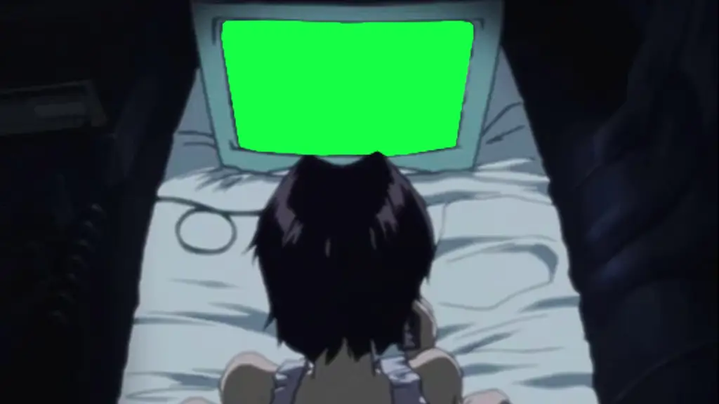 Menonton Bersama Teman Gambar karakter anime menonton televisi bersama-sama